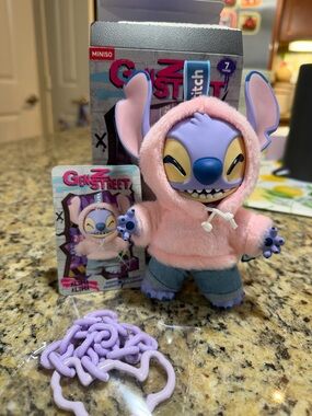 Miniso- Stitch Gen Z Street Series Funky Plush- Aloha stitch- authentic